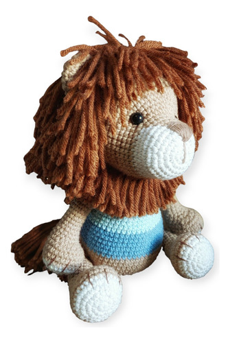 Amigurumi León Muñeco Tejido A Crochet 