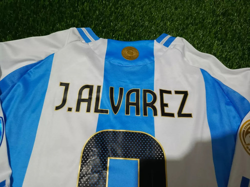 Camiseta Argentina Version Jugador Manga Larga Final America (Usado)