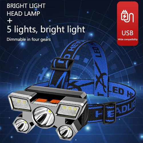 Lampara Led Potente Aire Libre, Mxwlt-005, 5 Pzas, 100m, 5 L