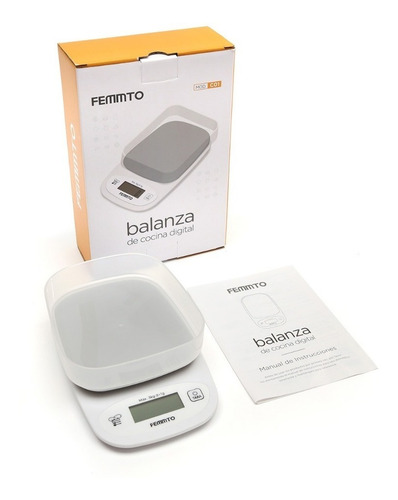 Imagen 4 de 10 de Balanza De Cocina 3 Kilos Con Bowl Incluido Digital Electro