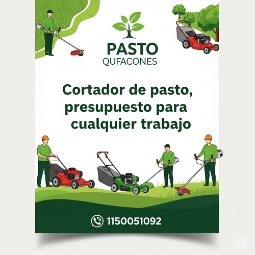Cortador De Pasto, Cualquier Consulta Acá Estoy