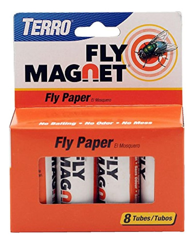Terro T518 Fly Magnet Sticky Fly Paper Fly Trap, Paquete De 