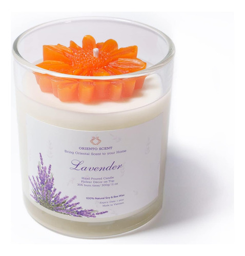 Oriento - Velas Perfumadas De Lavanda Para Mujer, Velas Deco