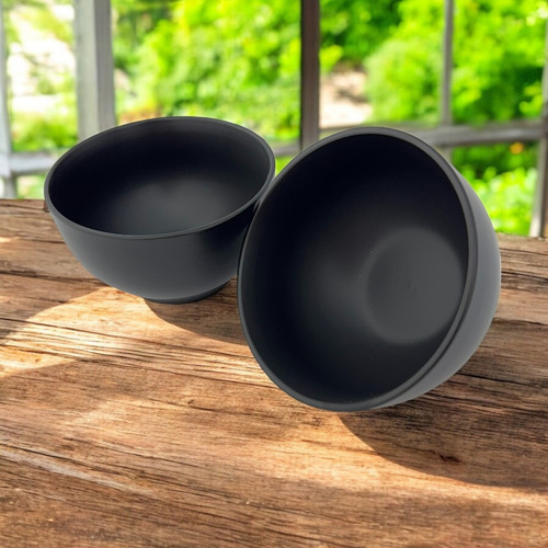 Kit 06 Bowl Tigela Cumbuca Cerâmica Fosco 670ml Lyor Cronus