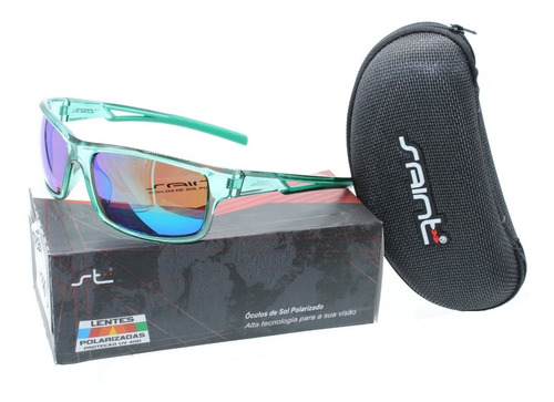 Oculos Sol Polarizado Saint Plus Fluence P/ Pesca Bike