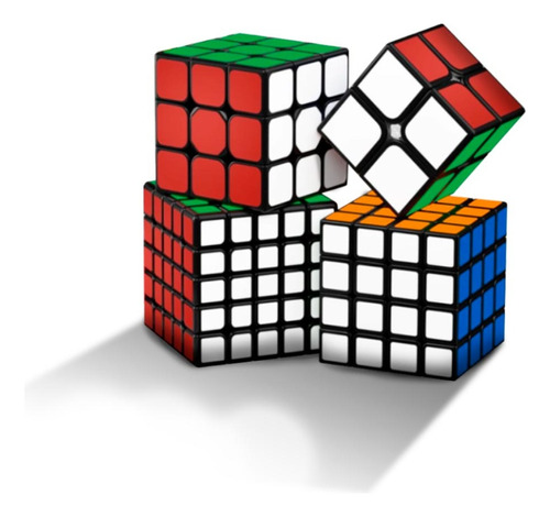 Set X4 Cubo Rubik Engranaje Habilidad Rompecabezas Eqy525
