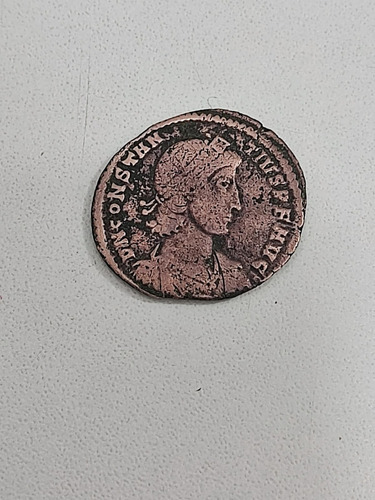 Moeda Do Império Romano 1 Follis 351-355 - Constantino Ii (Usado)