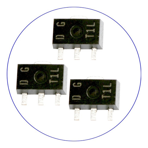 Kit X 3 2sd1624t 2sd1624 D1624t D1624 Código Smd Dg Sot-89