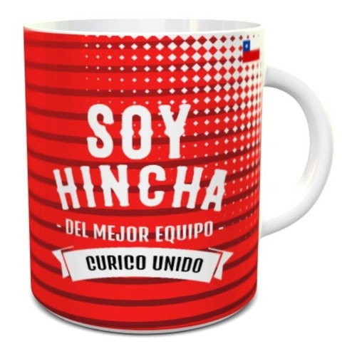 Tazón Fútbol Soy Hincha De Curicó 1