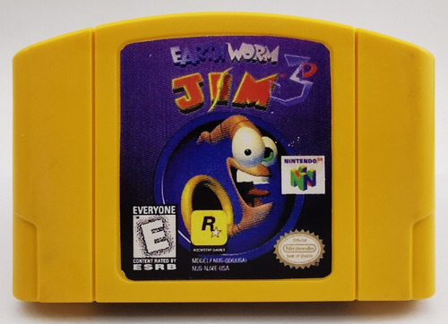 Earthworm Jim 3d N64 Portada Reimpresa * R G Gallery