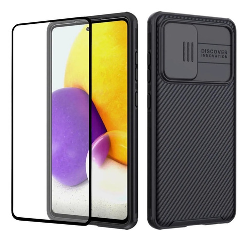 Case Nillkin Camshield Para Galaxy A72 Protector 360° + Mica