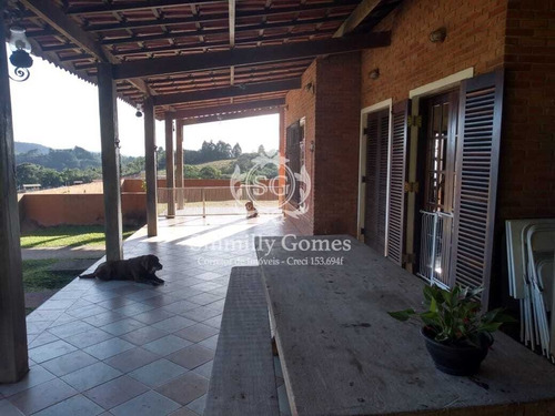Imagem 9 de 14 de 12.500 M², Casa Sede E Edicula, Churrasqueira, Pomar E Piscina !!