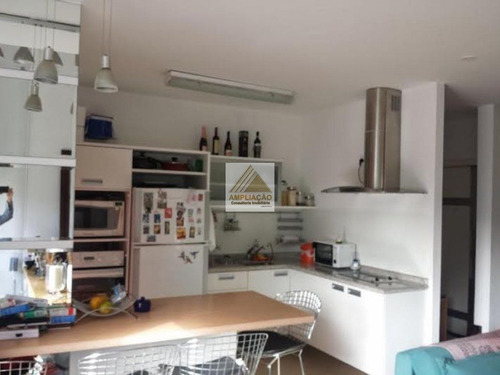 Imagem 4 de 15 de Loft Mobiliado 2 Dormitorios 2 Suites 3 Vagas Deposito No Panamby - Py2024