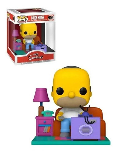 Homero Simpson En El Sofá Funko Pop Deluxe Los Simpsons 909