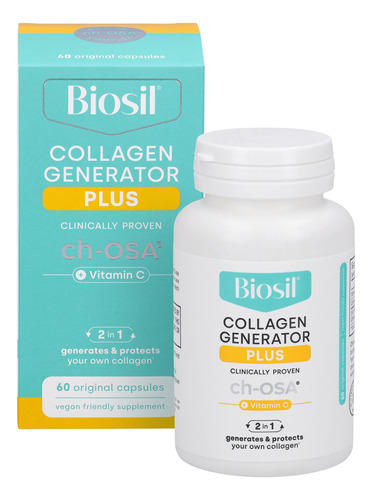 Biosil Collagen Generator Plus - 60 Capsulas - Proteccion Av