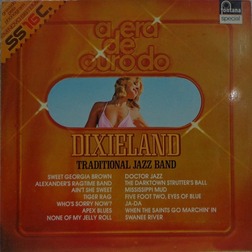Lp Traditional Jazz Band(a Era De Ouro Do Diexiland)1975