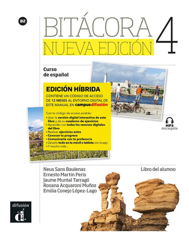 Bitacora Nueva Edicion 4 Ed.hibrida L. Del Alumno, De Sans Baulenas, Neus. Editorial Difusion Centro De Investigacion Y Publicaciones D, Tapa Blanda En Español