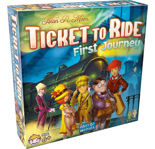 Juego De Mesa Ticket To Ride First Journey 2-4 Jugadores