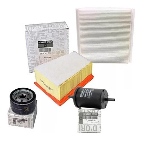 Kit Filtros Renault Duster F4r 2.0 16v (hasta 2014)