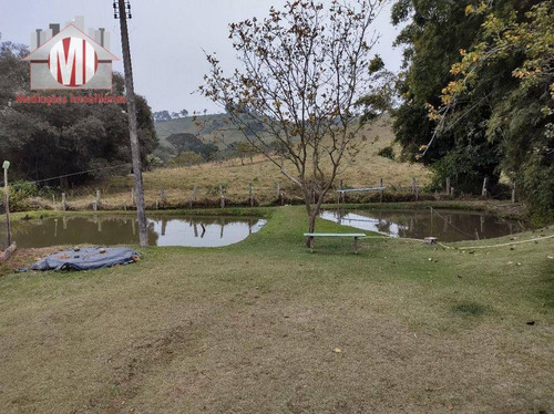 Imagem 1 de 30 de Ótima Chácara Com 02 Dormitórios, Quarto De Ferramentas, 2 Lagos, Pomar, Horta, À Venda, 1350 M² Por R$ 220.000 - Zona Rural - Pinhalzinho/sp - Ch1000