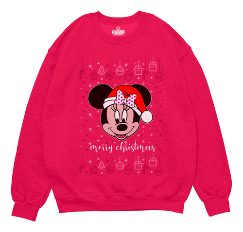 Sudadera Ugly Sueter Anime Mickey Minnie Disney Navidad Pare