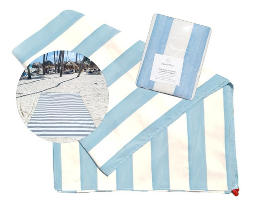 Imagen 4 de 6 de Lona Playera Exterior Super Grande 2m Con Presillas Y Bolsa