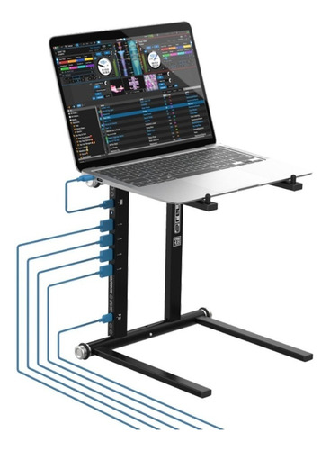 Reloop Stand Hub Base Avanzada Para Portátil Con Puertos Usb