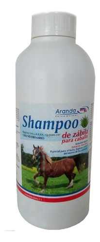 Shampoo De Zábila Para Caballo Sábila 1 L Aranda