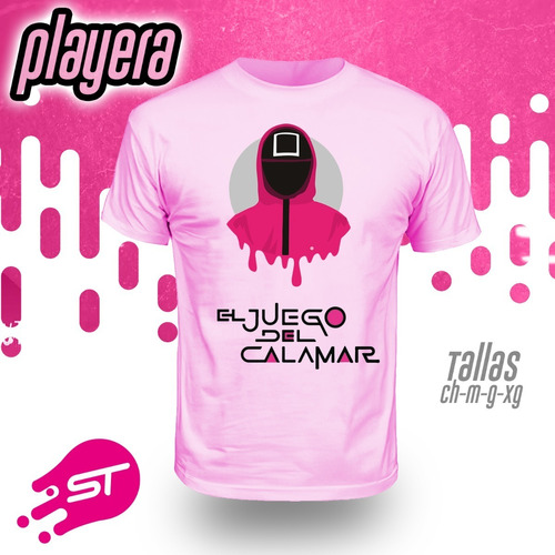 Playera El Juego Del Calamar Con Envio  Cala-006