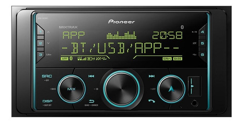 Som automotivo Pioneer MVH S628BT com USB e bluetooth