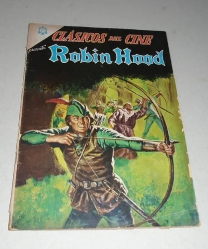 #r Clasicos Del Cine N° 129 - Robin Hood Ed. Novaro 1965