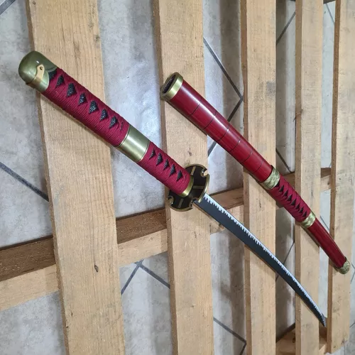 Katana Sandai Kitetsu Roronoa Zoro Decorativa (One Piece) — Armaduras  Medievales