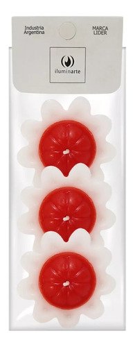 Velas Flotantes X3 Unid Velas Flotantes Mini Flor Decorativa