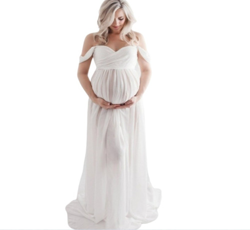 Vestido Embarazada Sesión Fotográfica Maternidad Fotos 1 A
