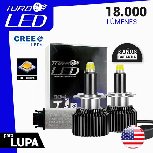 Focos Turbo Led Original De Lupa (180 Metros) 3 Años Garanti