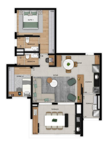 Imagem 27 de 27 de Apartamento À Venda No Bairro Brooklin Paulista - São Paulo/sp - O-27256-44485