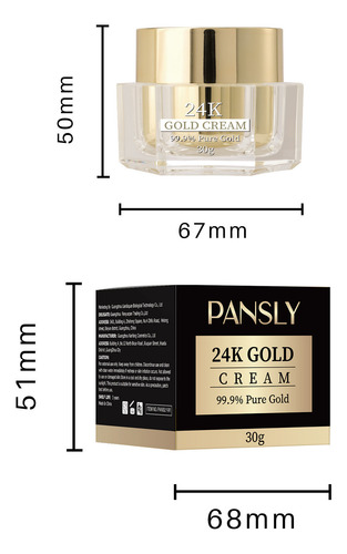 Crema Facial Reparadora U De Oro De 24 Quilates Que Reafirma