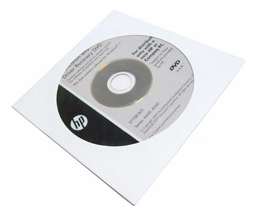 Hp 6440- 6540 Application Drvr Recovery Dvd 577581-b21 W Bbx