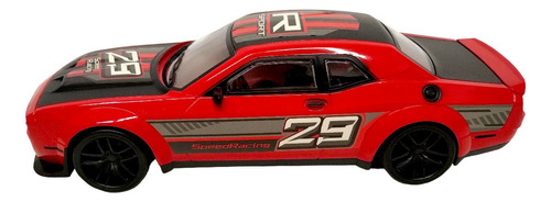 Auto Deportivo A Friccion Speed Racing Color Rojo