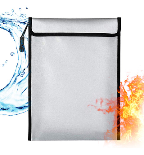 Bolsa Impermeable Para Documentos De Dinero Con Cierre De Cr