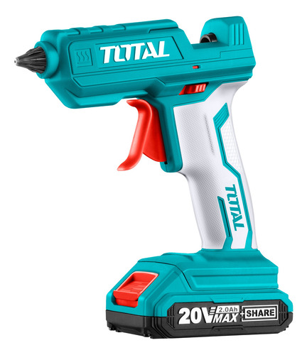 Pistola Para Silicona Inalámbrica 20v Total Con Bat. Y Carg.