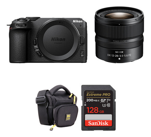 Cámara Sin Espejo Nikon Z30 Con Lente 12-28mm Y Kit De Acce
