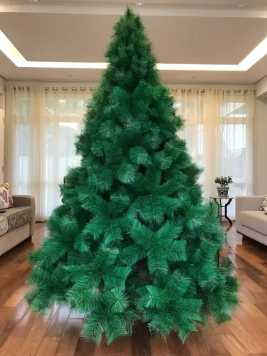 Global Árvore De Natal Pinheiro Luxo Verde Cheio 2,10m 566 Galhos Verde
