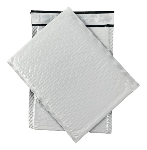 400 Envelopes Segurança 19x25 Com Bolha Branco Saco Correios