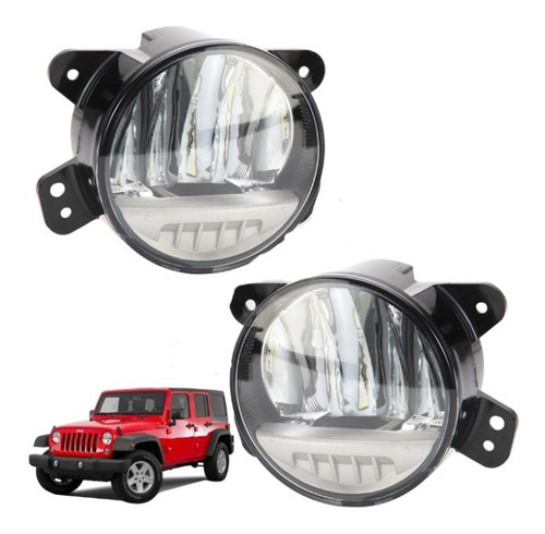 Kit Neblineros Jeep Rubicon Wrangler 2015 2017 Led