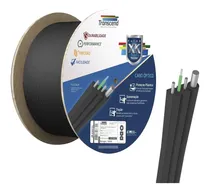 Comprar Cabo De Fibra Óptica Flat Drop Transcend 1f Preto Rolo 1km