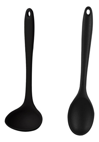 Cuchara De Silicona De 2 Piezas, Cuchara De Comida, Cuchara