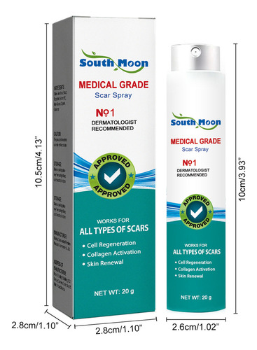 Gel Desalinizado For Cicatrices, 2 Unidades, Humectante Par