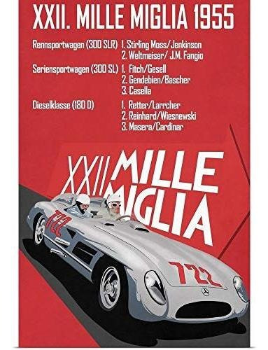 Pósteres - Greatbigcanvas Mille Miglia Xxii Fine Art Poster 