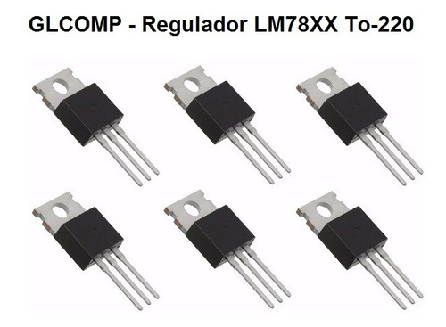 Regulador Lm7805 Xx To-220 Kit C/ 16 Pçs 8 Valores - Carta